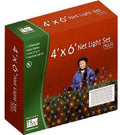 Inliten 48951-88 Holiday Wonderland 150 Count 4' x 6' Multi-Color Net Christmas Lights - Quantity of 5