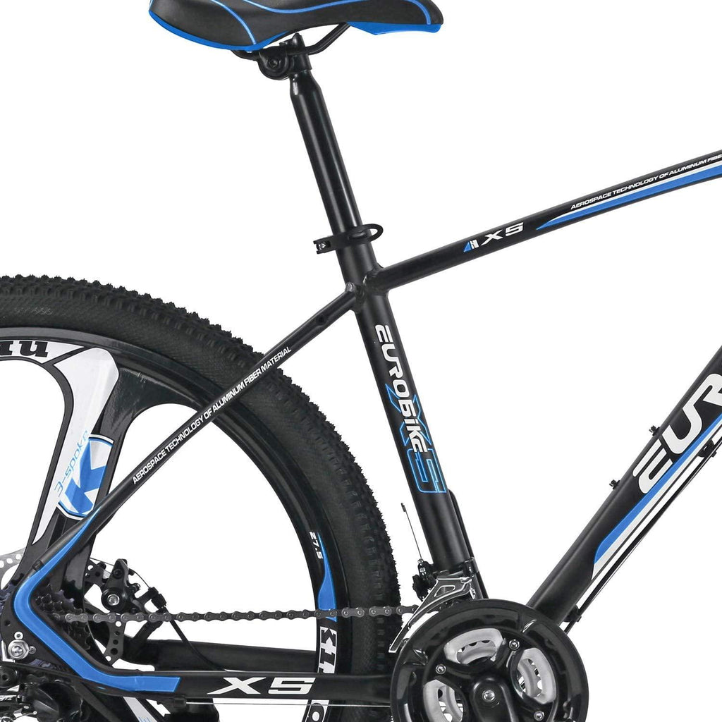 OBK Lightweight Aluminium Frame Mountain Bike 21 Speed Front Suspension Men/Women Bicycle 27.5” Daul Disc Brakes