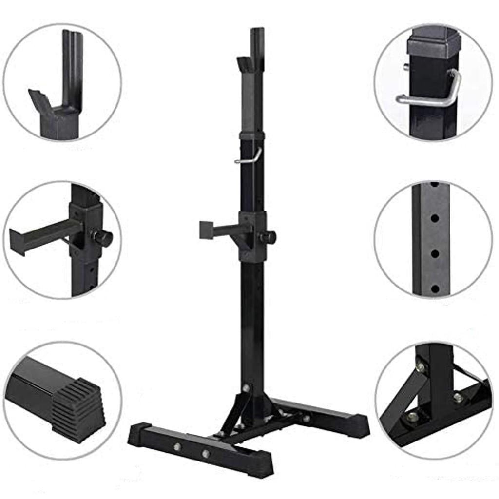 Adjustable Squat Rack Squat Rack Barbell Bench Press Portable Dumbbell Rack