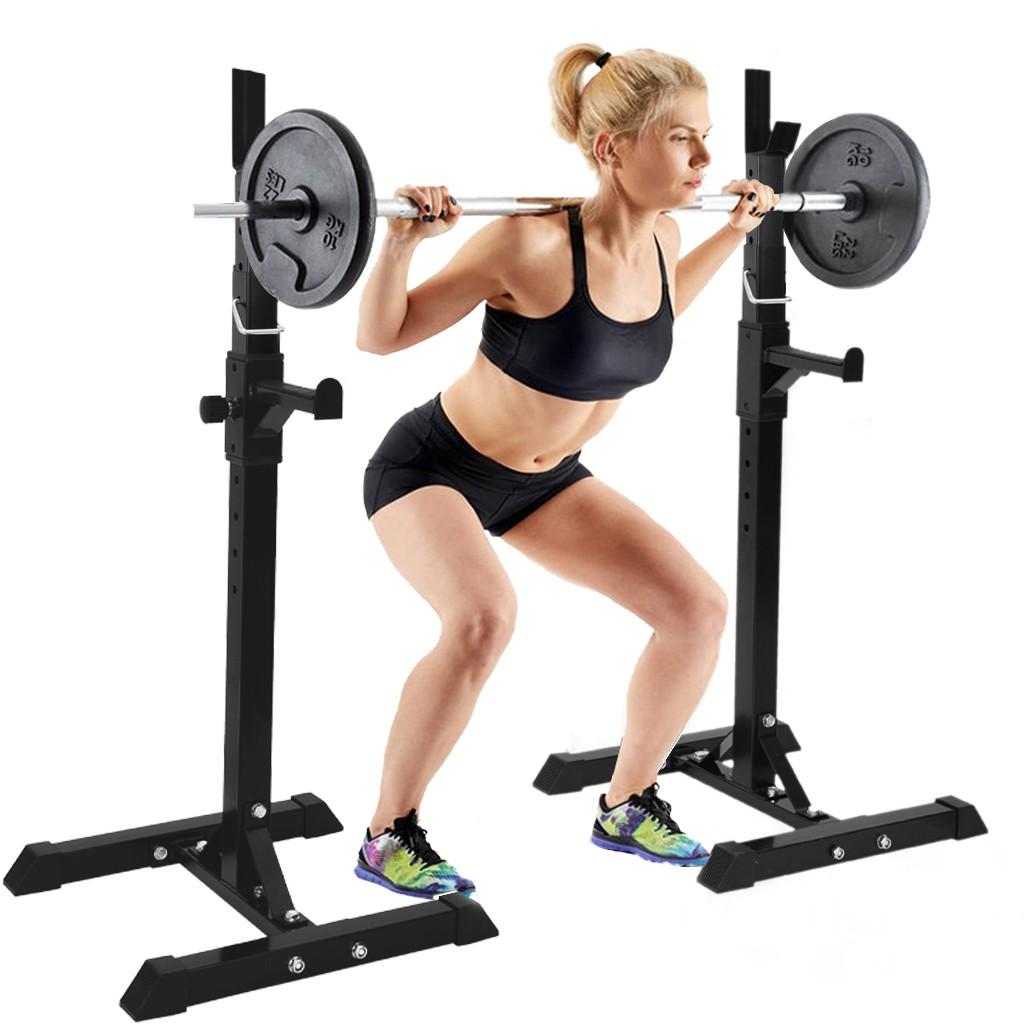 Adjustable Squat Rack Squat Rack Barbell Bench Press Portable Dumbbell Rack