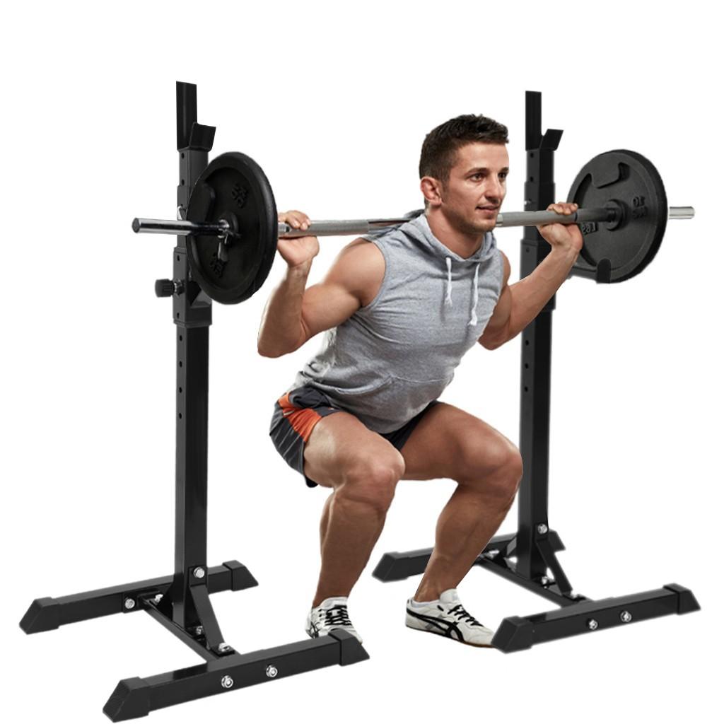Adjustable Squat Rack Squat Rack Barbell Bench Press Portable Dumbbell Rack