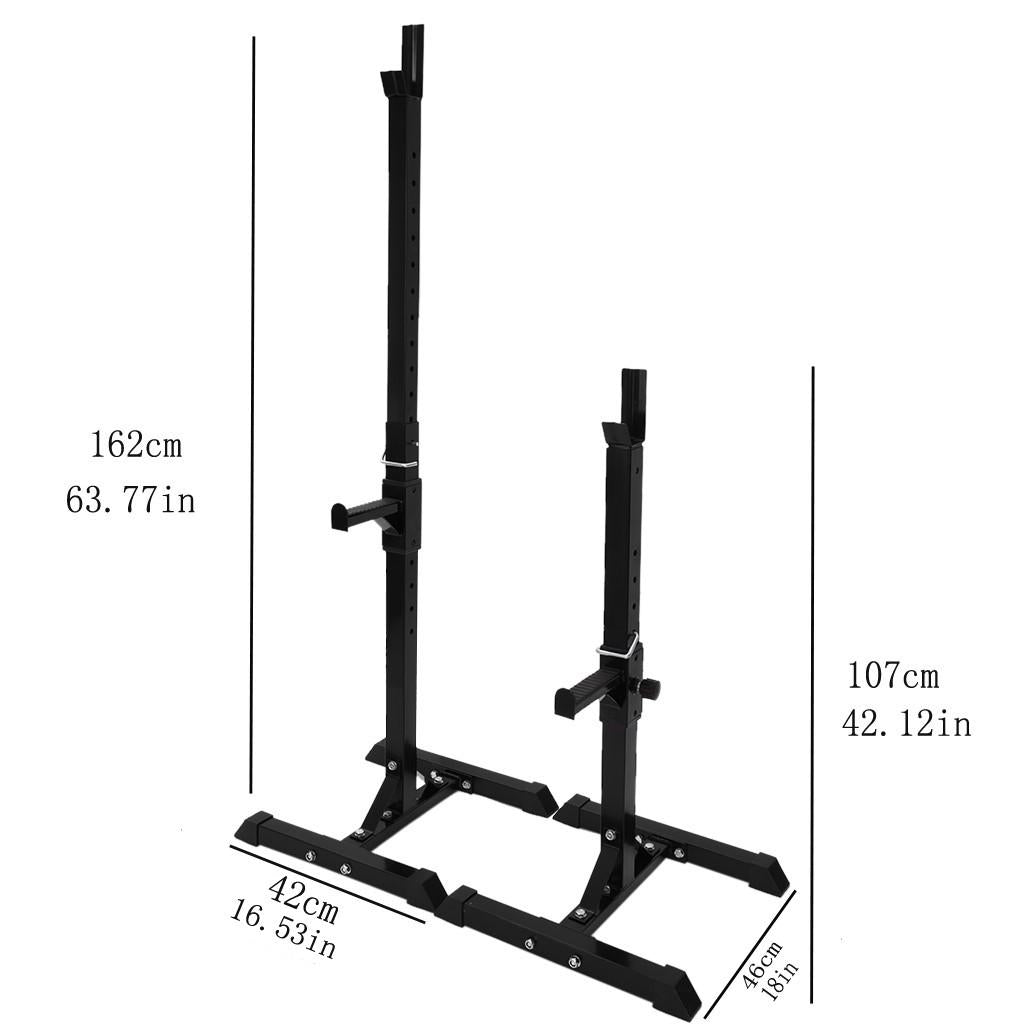 Adjustable Squat Rack Squat Rack Barbell Bench Press Portable Dumbbell Rack