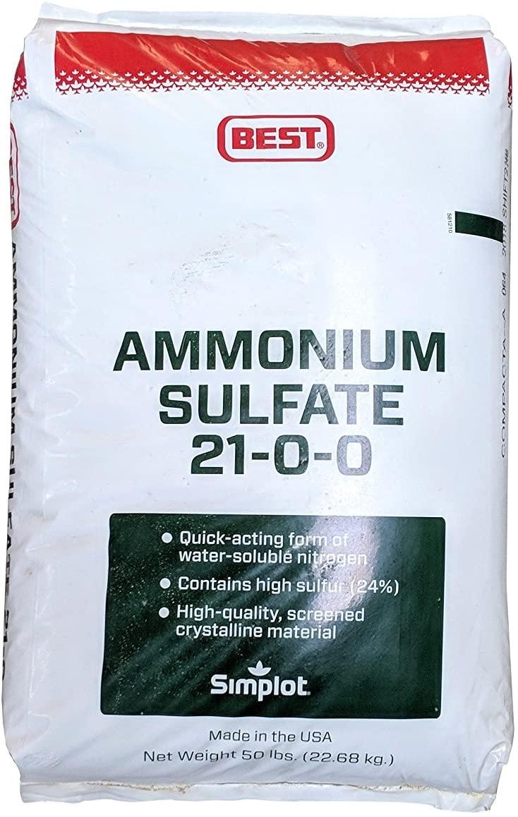 ammonium sulfate 21-0-0 fertilizer"greenway biotech brand" 50 pounds