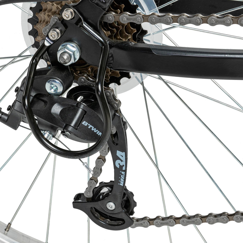 Decathlon Rock rider ST50 Aluminum Mountain Bicycle 26 In., Black, Medium