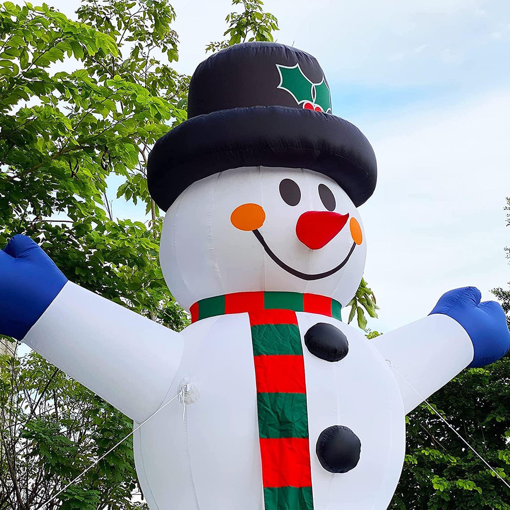 TKLoop 26Ft Giant Inflatable Snowman for Christmas with Blower Snowman Inflatable Outdoor Yard Decoration Lawn Xmas Party Blow Up Decoration