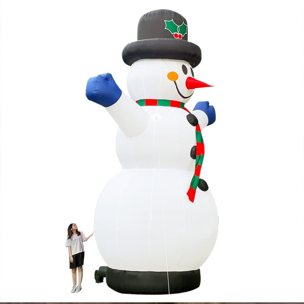 TKLoop 26Ft Giant Inflatable Snowman for Christmas with Blower Snowman Inflatable Outdoor Yard Decoration Lawn Xmas Party Blow Up Decoration
