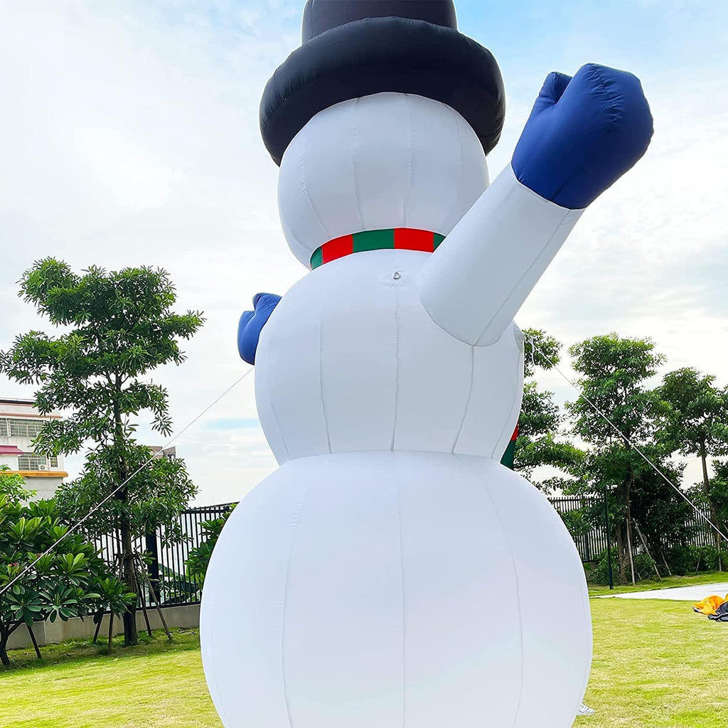 TKLoop 26Ft Giant Inflatable Snowman for Christmas with Blower Snowman Inflatable Outdoor Yard Decoration Lawn Xmas Party Blow Up Decoration