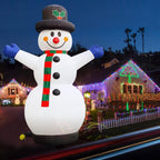 TKLoop 26Ft Giant Inflatable Snowman for Christmas with Blower Snowman Inflatable Outdoor Yard Decoration Lawn Xmas Party Blow Up Decoration