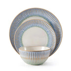 Hensley Blue 12 Piece Dinnerware Set, Service for 4