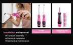 Pink Tool Kit 69 Piece Tool Kit for Women Small Basic Hand Tool Box Home Tool Set Perfect for Ladies and Girls with General Home Repairs, DIY Project,Office and ColleDormitory Use