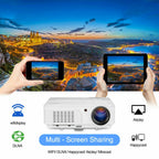 1280*800 smart home cinema projector wireless party movie blue tooth airplay tv