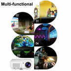 1280*800 smart home cinema projector wireless party movie blue tooth airplay tv
