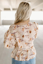 christy peach blossom top