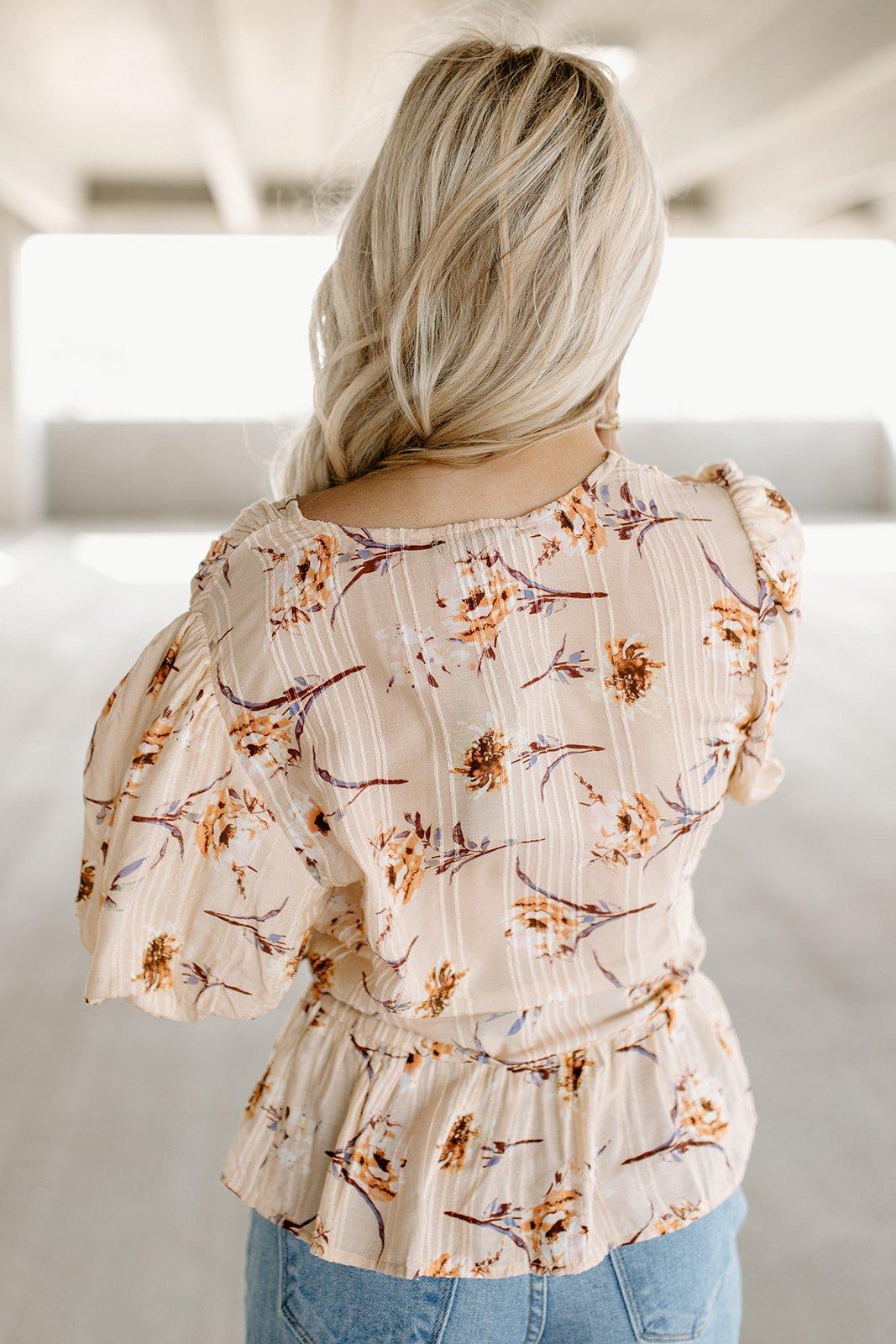 christy peach blossom top
