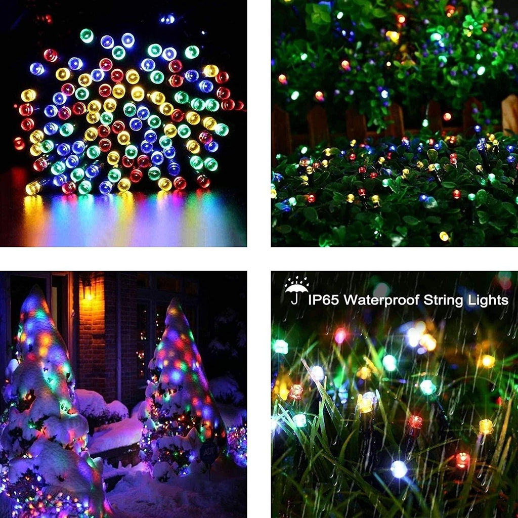WANGJUNXIU 100 LEDs String Light 10M IP67 Waterproof Fairy Lights Christmas Lights 8 Lighting Effects for Party Living Room Bedroom Patio Garden Xmas Wedding Decoration Halloween String Lights