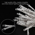 WANGJUNXIU 100 LEDs String Light 10M IP67 Waterproof Fairy Lights Christmas Lights 8 Lighting Effects for Party Living Room Bedroom Patio Garden Xmas Wedding Decoration Halloween String Lights