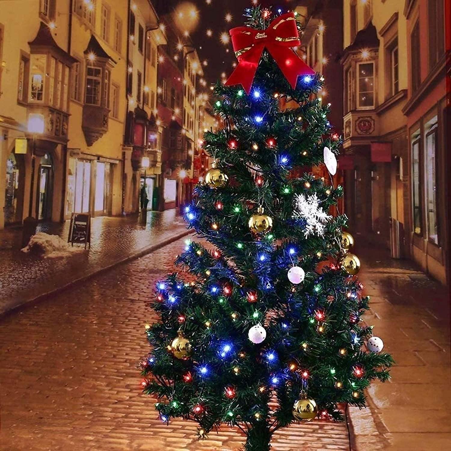 WANGJUNXIU 100 LEDs String Light 10M IP67 Waterproof Fairy Lights Christmas Lights 8 Lighting Effects for Party Living Room Bedroom Patio Garden Xmas Wedding Decoration Halloween String Lights
