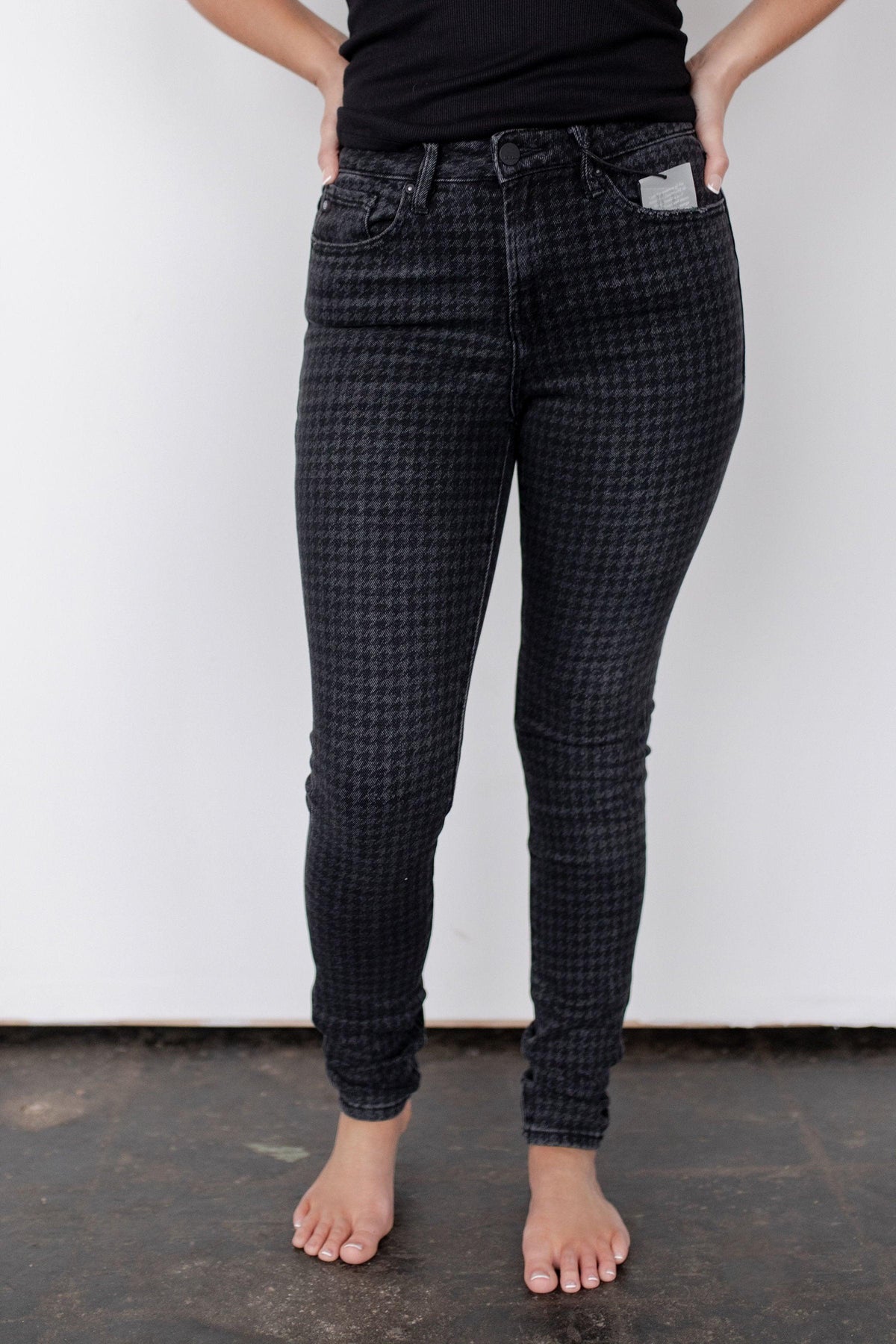 high rise olivia black longfellow jeans