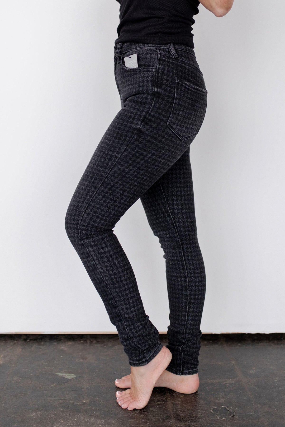 high rise olivia black longfellow jeans