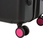 Women's Hardside Rolling Suitcase Luggage, Black, 29" Check In