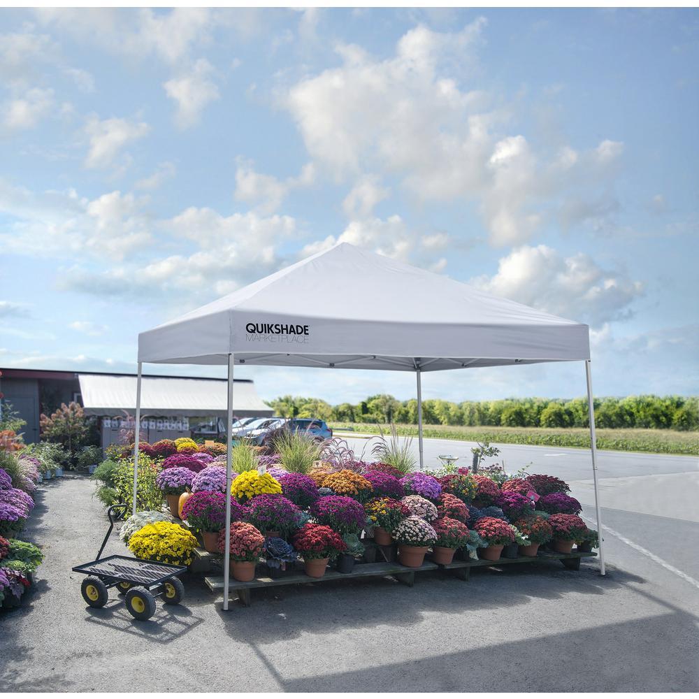 Marketplace 10 ft. x 10 ft. White Instant Canopy