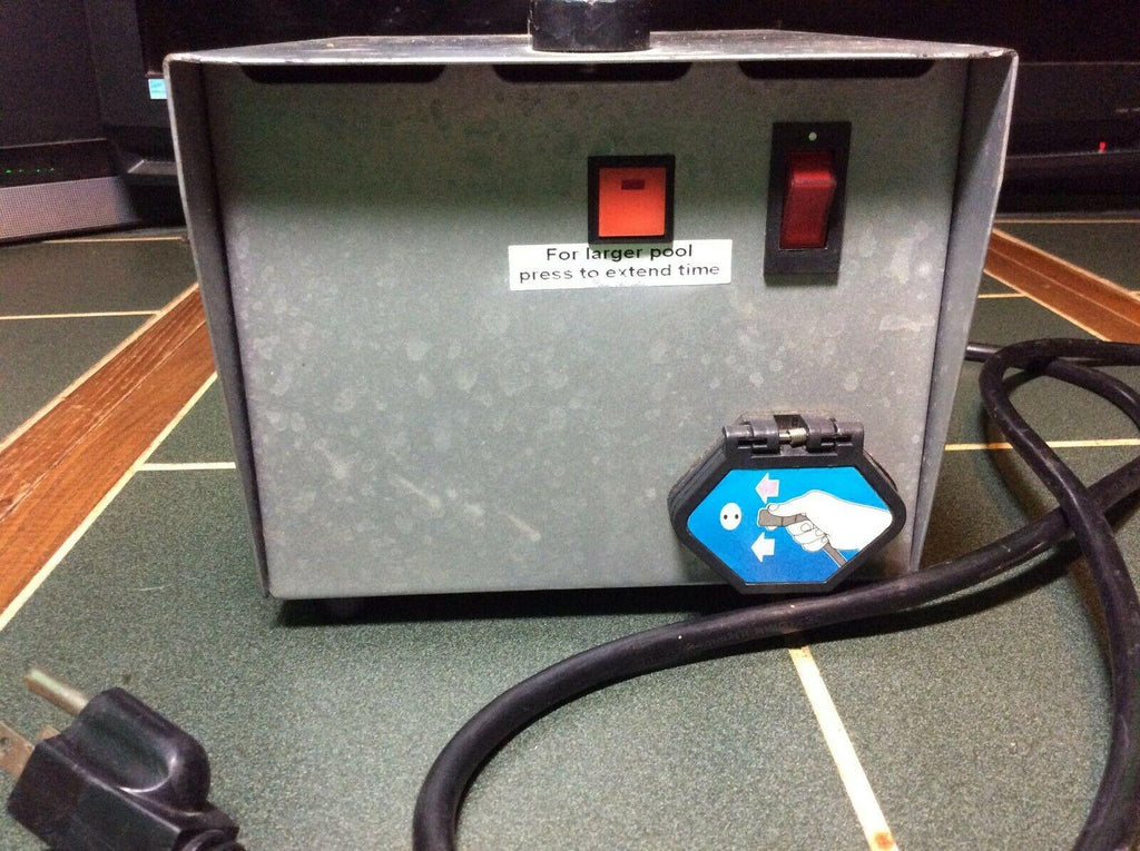 aquabot pool rover 2 pin female socket power supply extended time works