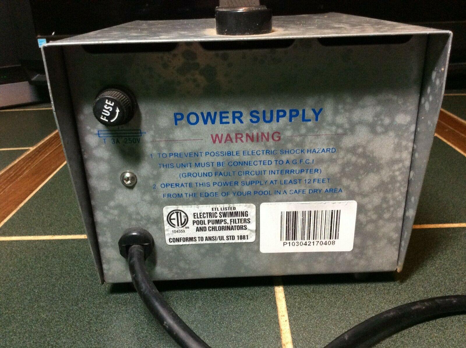 aquabot pool rover 2 pin female socket power supply extended time works