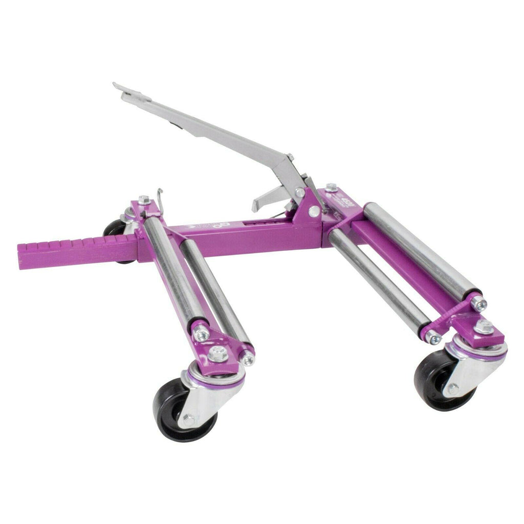 GoJak SuperSlick Car Body Dolly w/ Ratchet Jack G4520 - Vehicle Positioning Tool