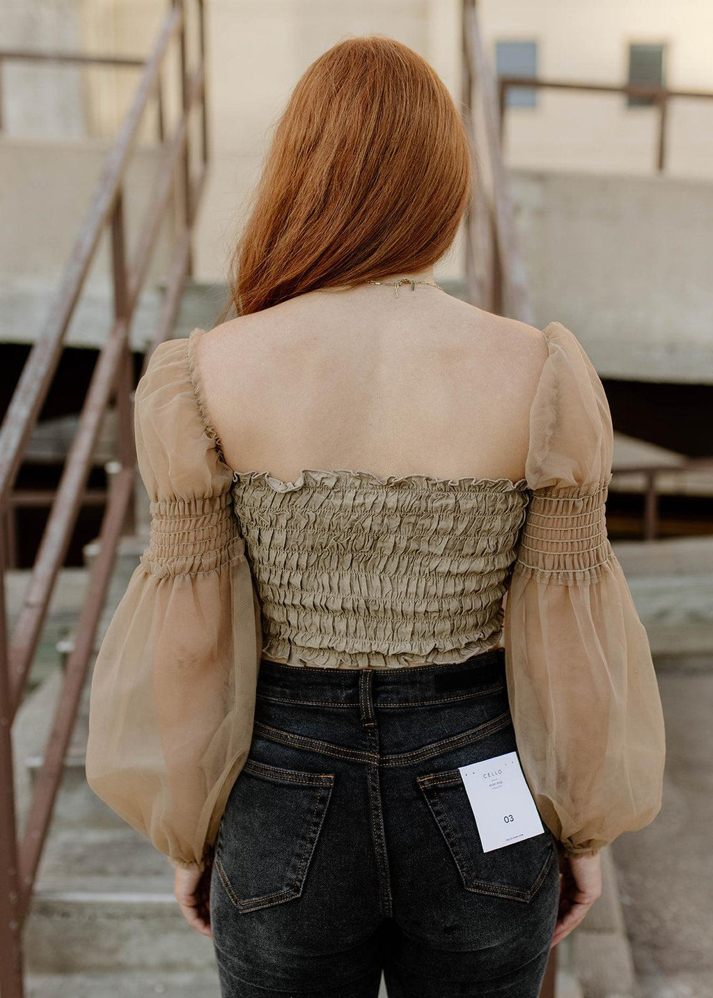 puff sleeve top
