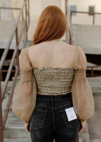 puff sleeve top