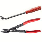 1pc/2pcs Car Fastener Removal Tool Trim Dash Removal Rivet Clips Car Door Panel Installer Cover Car Trim Screwdriver