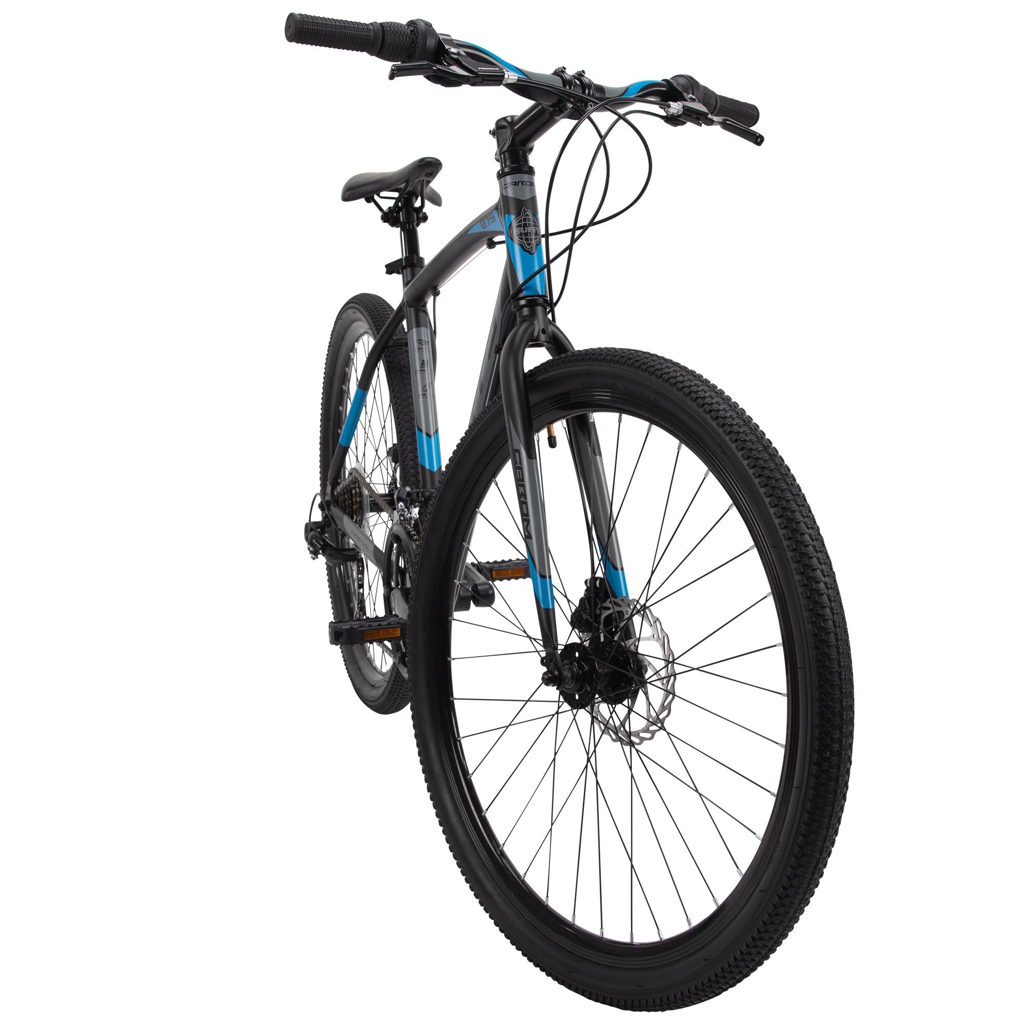 Huffy 27.5” Carom Mens’ 14-Speed Aluminum Gravel Bike for Adults