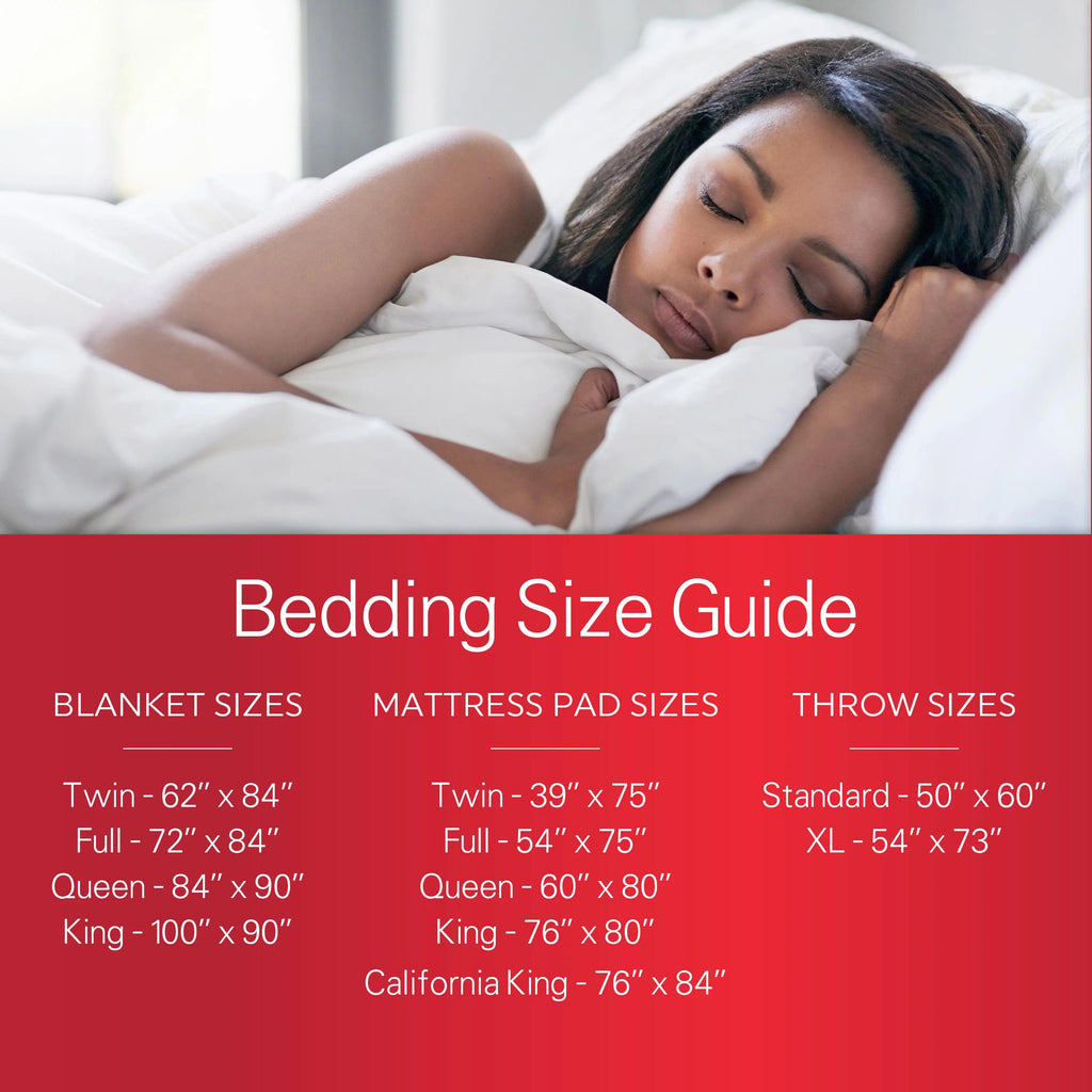 Sunbeam WiFi Electric Blanket, Queen Size