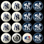 York Yankees Home Vs Away Billiard Ball Full Set of 16