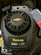 THREE POULAN 20" CUT PUSH LAWN MOWERS WITH 125cc BRIGGS AND STRATTON ENGINES USA