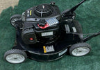 THREE POULAN 20" CUT PUSH LAWN MOWERS WITH 125cc BRIGGS AND STRATTON ENGINES USA