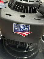 THREE POULAN 20" CUT PUSH LAWN MOWERS WITH 125cc BRIGGS AND STRATTON ENGINES USA