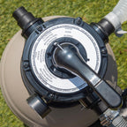 xtremepowerus 13" sand filter plus 3/4hp pool pump with timer aboveground self priming pool pump sand filter swimming pool