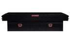 Saddle Truck Tool Box Aluminum Full Extra Wide Gloss Black