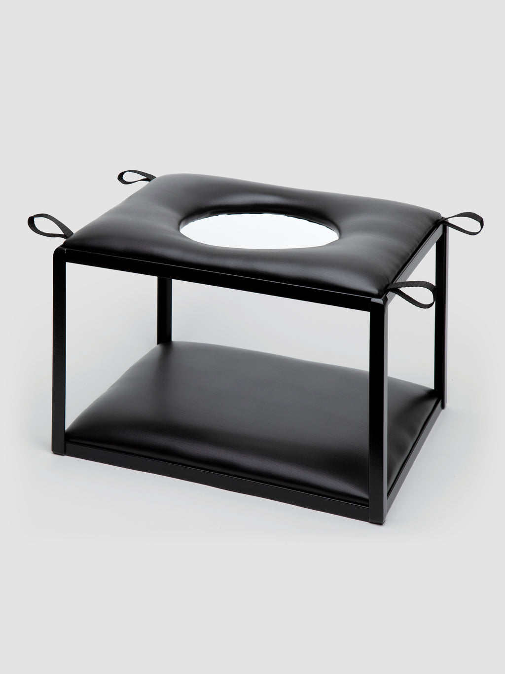 DOMINIX Deluxe Faux Leather Sex Position Enhancer Chair, Black