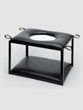 DOMINIX Deluxe Faux Leather Sex Position Enhancer Chair, Black