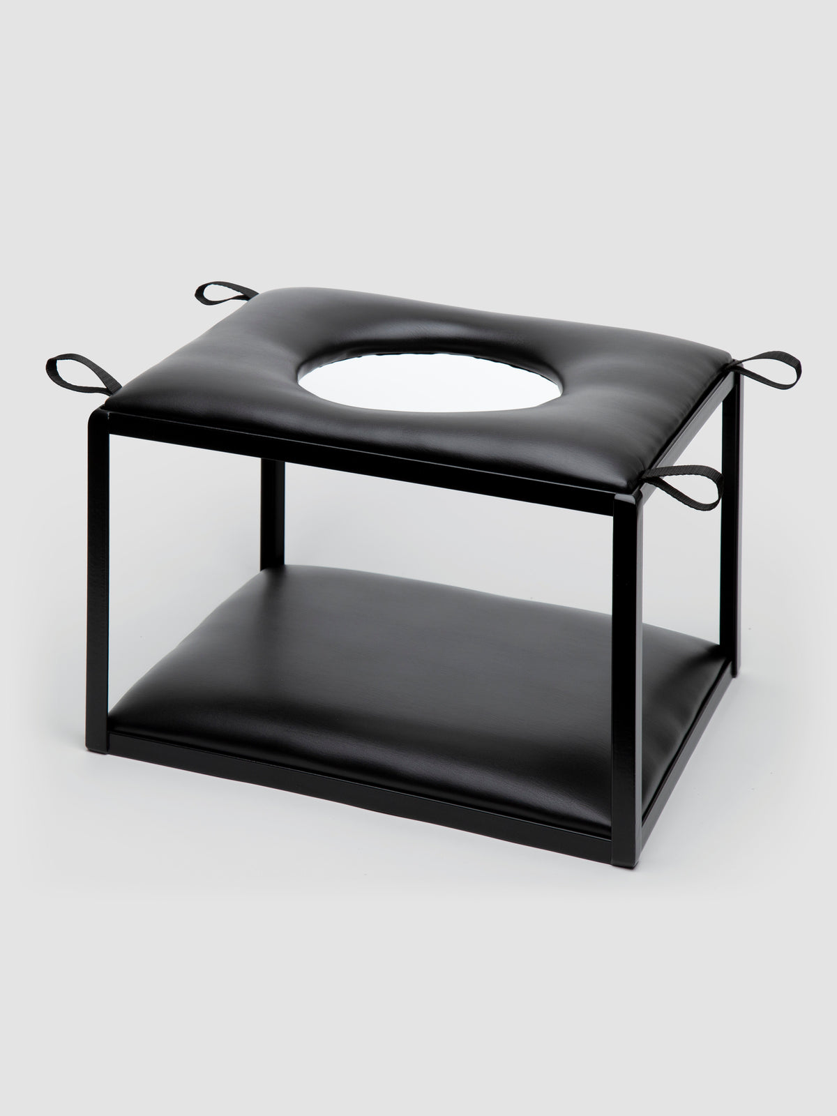 DOMINIX Deluxe Faux Leather Sex Position Enhancer Chair, Black