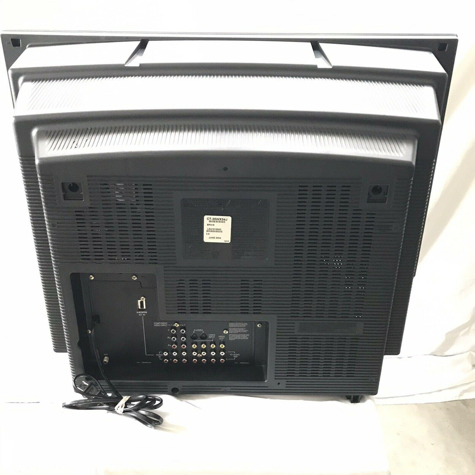 panasonic tau 30” crt  (hd)tv -model ct-30wx54j