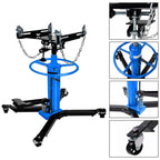 1660lbs Transmission Jack 2 StaHydraulic w/ 360閹 For Car Lift 0.75 Ton us
