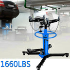 1660lbs Transmission Jack 2 StaHydraulic w/ 360閹 For Car Lift 0.75 Ton us