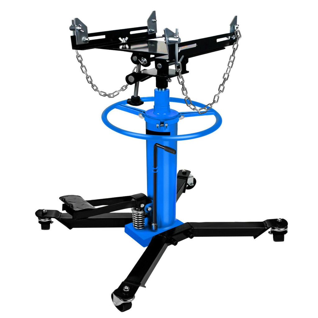 1660lbs Transmission Jack 2 StaHydraulic w/ 360閹 For Car Lift 0.75 Ton us