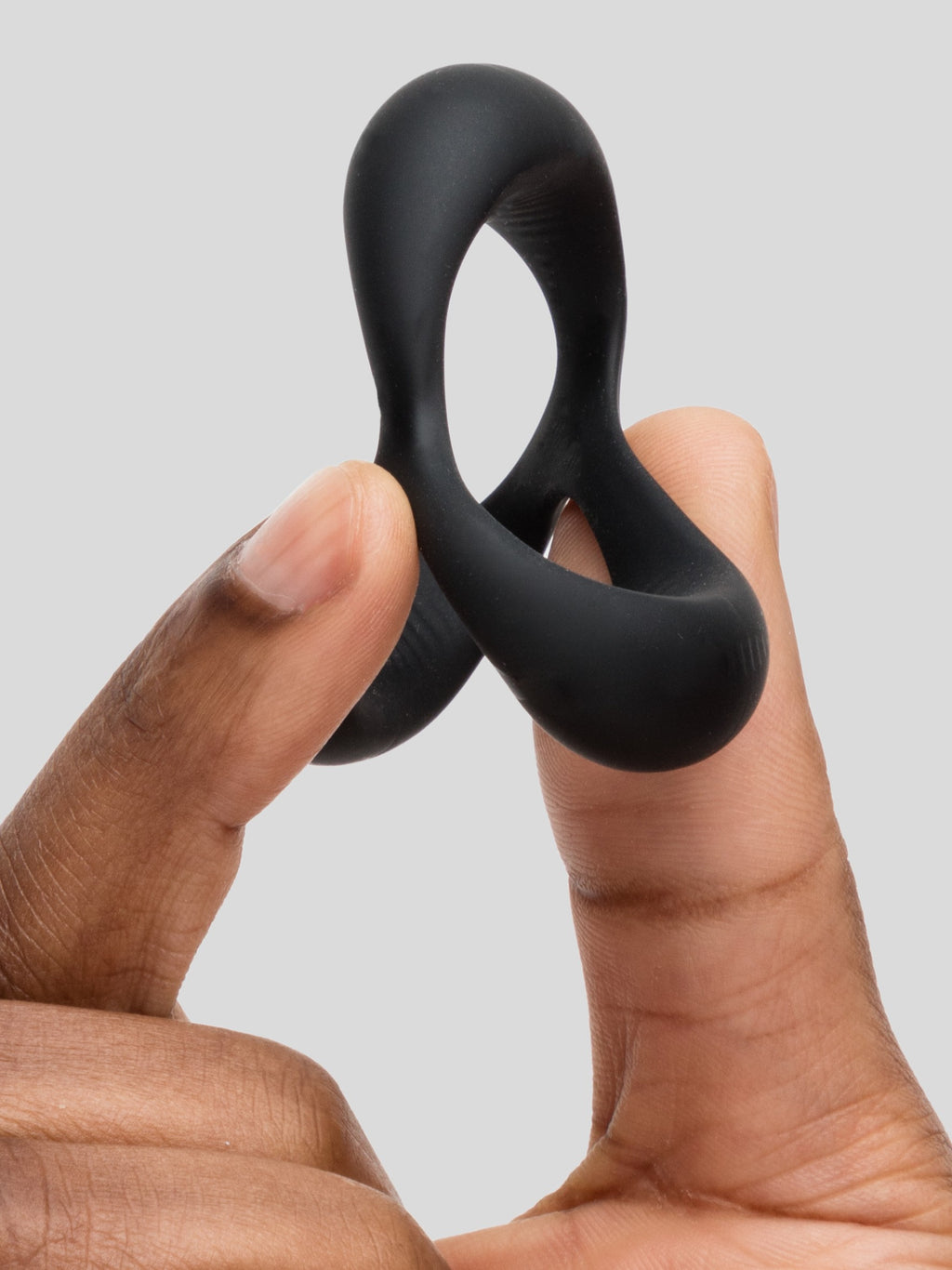 Tracey Cox EDGE Silicone Cock and Ball Sling, Black