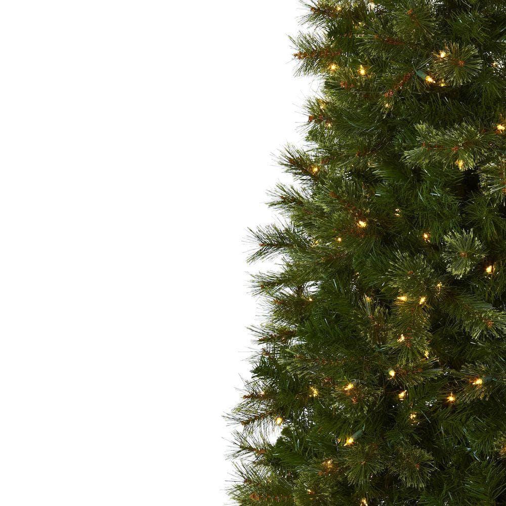7.5 ft. Cashmere Slim Artificial Christmas Tree with Clear Lights