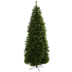 7.5 ft. Cashmere Slim Artificial Christmas Tree with Clear Lights