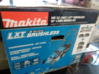 MAKITA 18V LXT BRUSHLESS 18" LAWN MOWER KIT W/4 BATTERIES (NEW) # XML03CM1